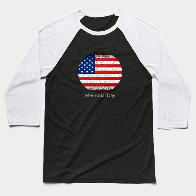 memorial day Baseball T-Shirt by osaya